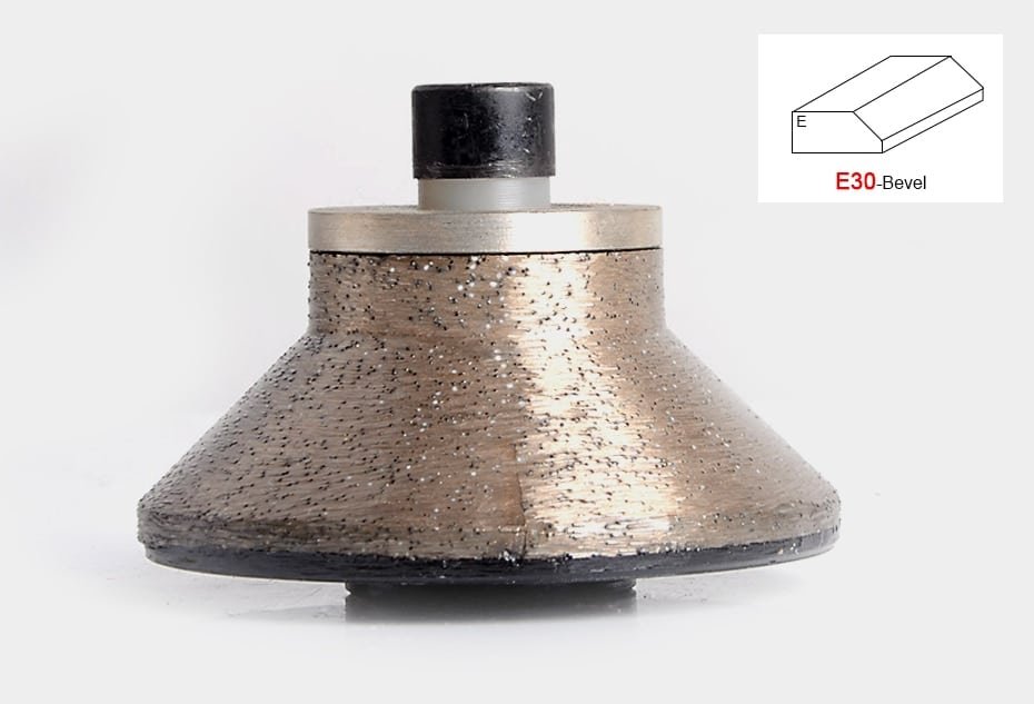 E30 Diamond Router Bits for Edge Profiling Machine Hand Held Granite Router Diamond Wheel Shape B 3 cm E30 Diamond Router Bits for Edge Profiling Machine Hand Held Granite Router Diamond Wheel Shape B 3 cm