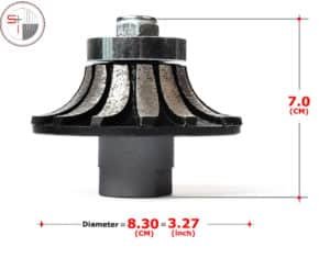Diamond Segmented Profiling Bit