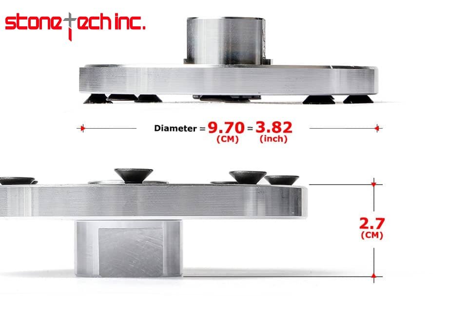 Stone Tech Inc - 1PC Rigid Flange Coupling Motor Guide Shaft Adapter 5/8-11 M14 Durable Insulation Metal Flange Tool for Diamond Saw Blade Stone Tech Inc - 1PC Rigid Flange Coupling Motor Guide Shaft Adapter 5/8-11 M14 Durable Insulation Metal Flange Tool for Diamond Saw Blade