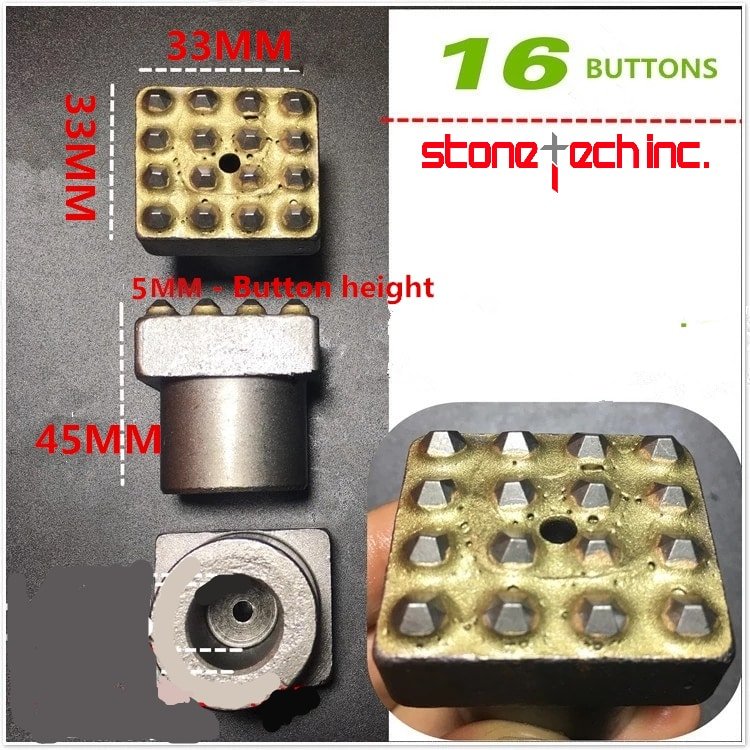Electric drill bit square punch drilling bits rock bit chipping drills tapered button chisel drill bits for stone, concrete
