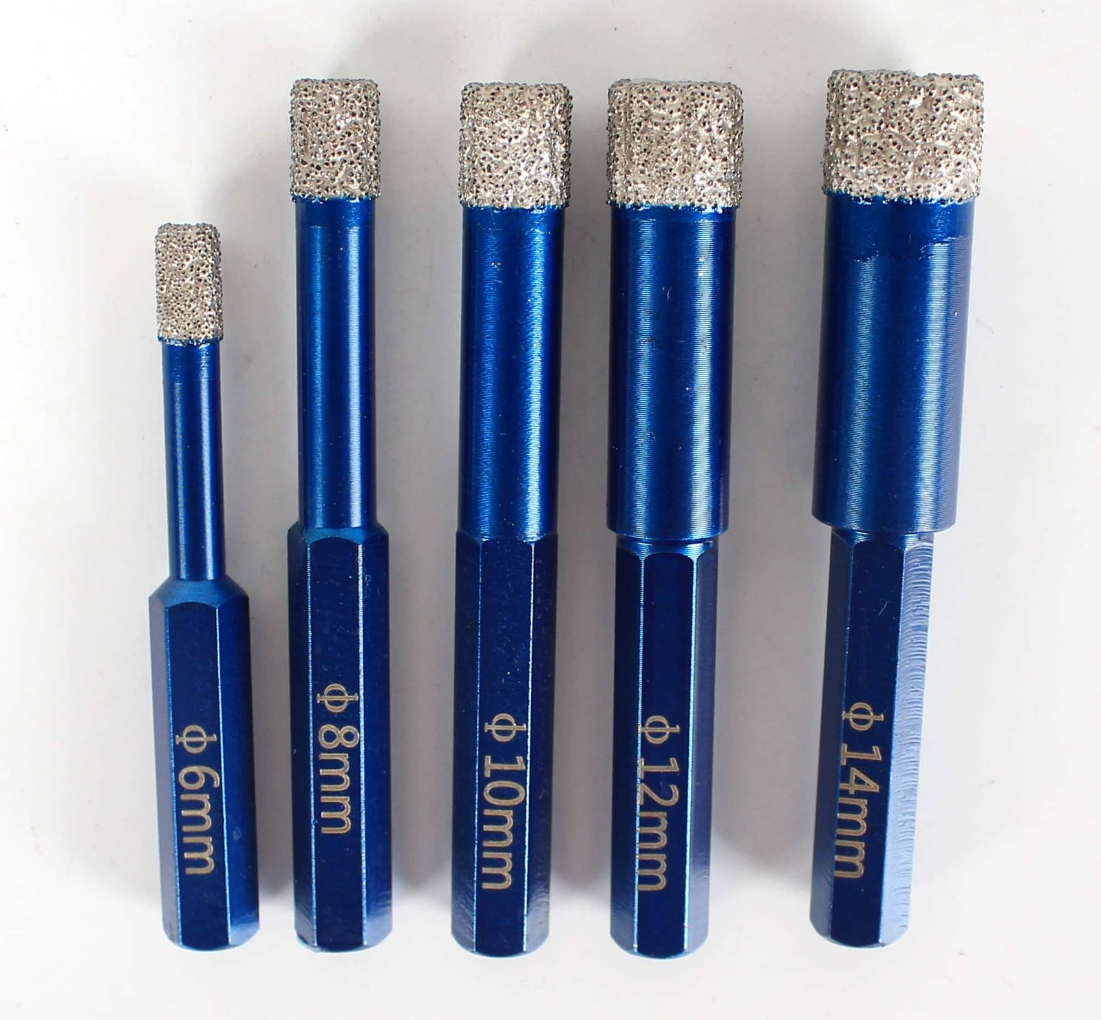 Diamond Drill Bit | Ceramic | Porcelain | Tile | Granite | Marble | Hexagon Shank 5/6/8/10/12/14 mm Hole Saw Cutter Power Tool
