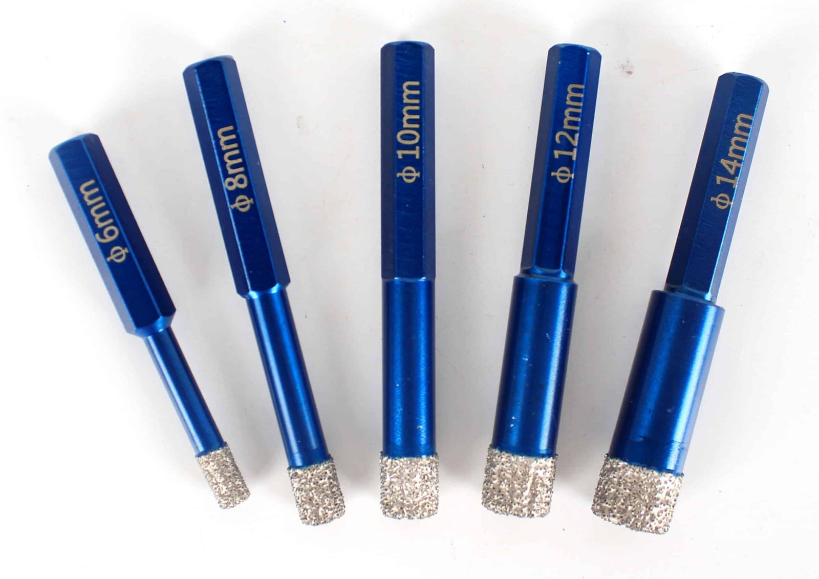Diamond Drill Bit | Ceramic | Porcelain | Tile | Granite | Marble | Hexagon Shank 5/6/8/10/12/14 mm Hole Saw Cutter Power Tool
