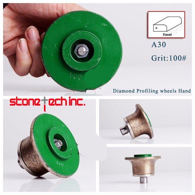 100# shape A diamond profiling wheel portable grinding machine for stone granite concrete
