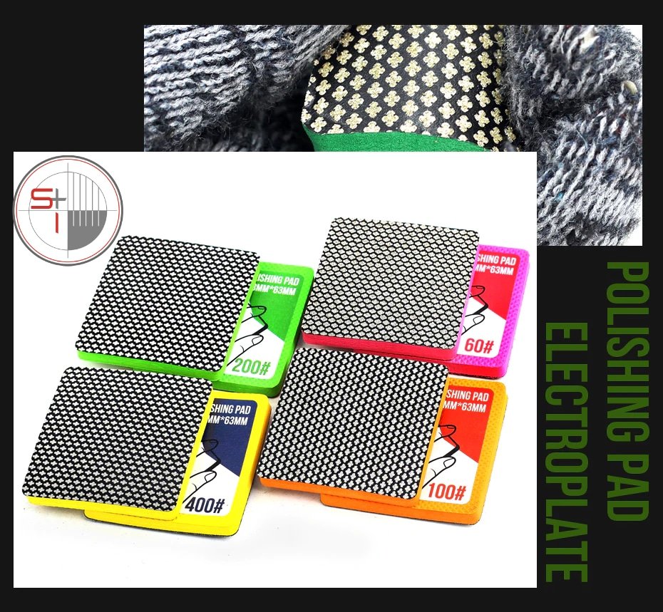Diamond abrasive hand polishing pad Diamond hand polishing pad for glass, stone, and hard alloy edge polishing
