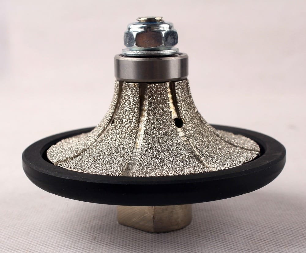 Demi bullnose Diamond Hand Profile Router Bits Vacuum Brazed Profiler Wheel B5-30 Granite Marble Stone Grinding Wheel