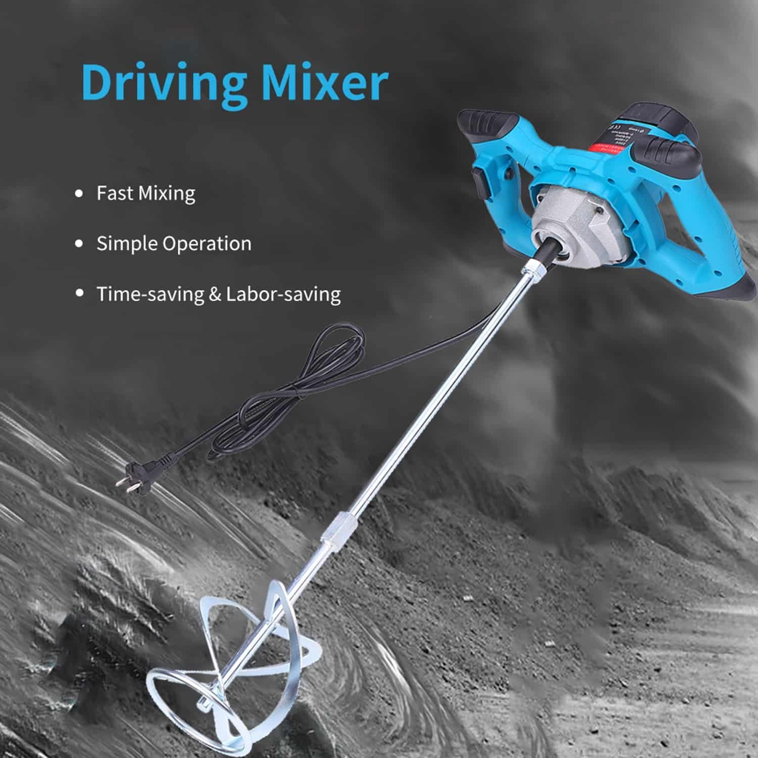 2300W Mixer with metal air inlet for durability