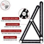 Aluminum Alloy Six-Fold Ruler
