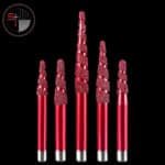 Multi layer vacuum brazed engraving bits