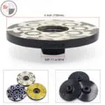 Diamond turbo grinding discs for grinding and polishing stone
