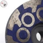 Diamond turbo grinding discs for grinding and polishing stone