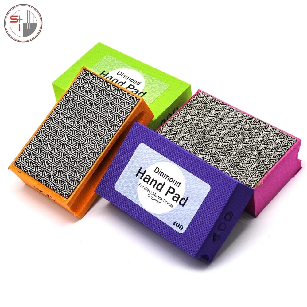 diamond hand polishing pad