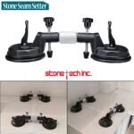 2 Pcs Stone Seam Setter Hand Installation Seaming Tool For Seam Joining & Leveling Glass/Stone slabs/Countertop/Tiles
