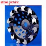 Diamond Arrow tooth wheel floor grinding Wheels | Surface grind discs