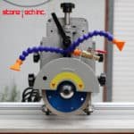 45 miter stone cutting saw machine with rail guide large ceramic tile 220/110 V Portable cutting machine