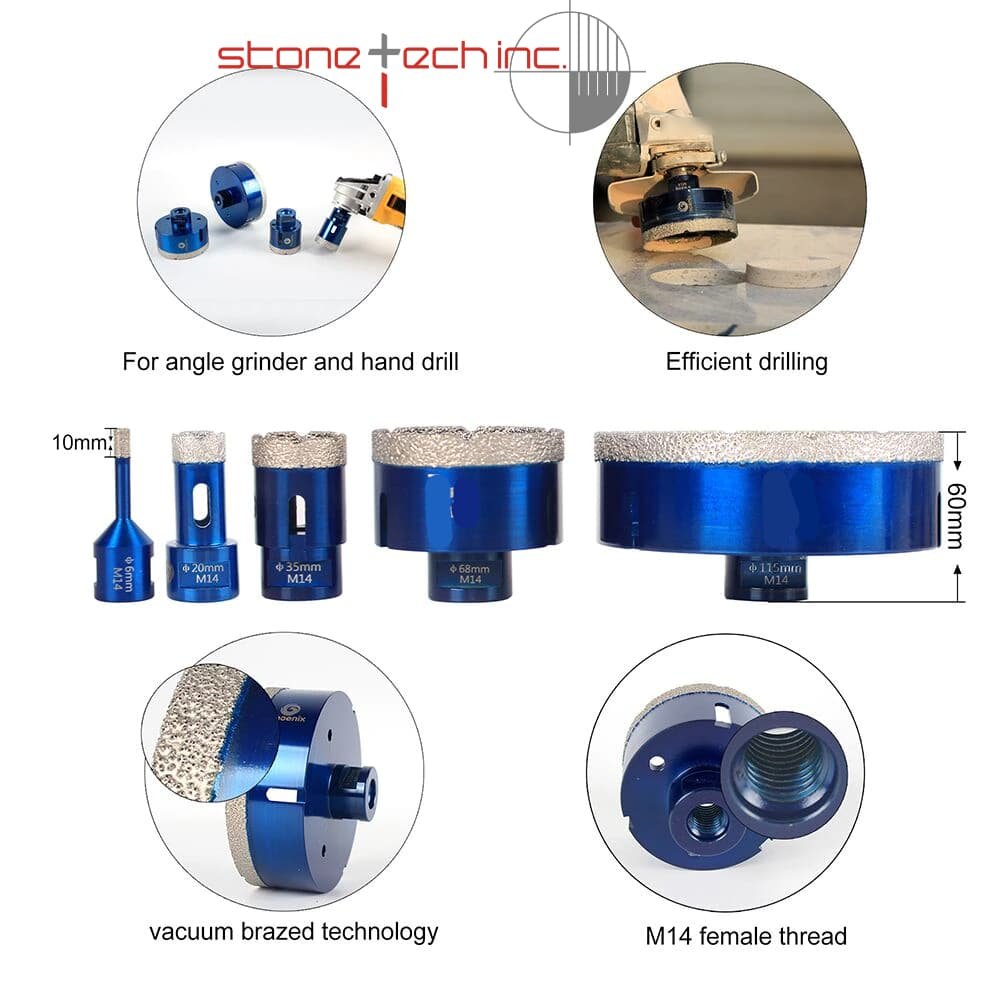 Diamond Coated Hole Drill Bits For Porcelain Ceramic Tile