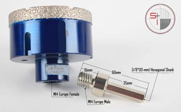 Diamond Coated Hole Drill Bits For Porcelain Ceramic Tile