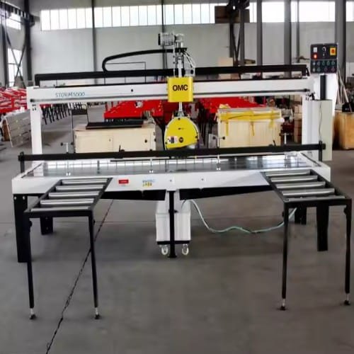 S3000 PLC High Precision Stone Tile Cutter with 45-Degree Beveling for Granite, Ceramic, and Marble