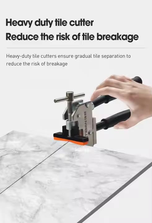 High-Quality Manual Tile Cutter with 3.8m Guide Rails for Large Format Tile and Slab Cutting