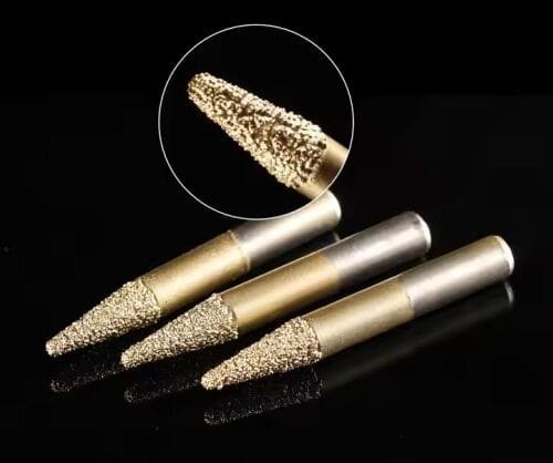 6mm Shank Diamond Burr CNC Milling Cutter for Stone Cutting