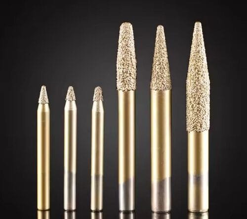 6mm Shank Diamond Burr CNC Milling Cutter for Stone Cutting