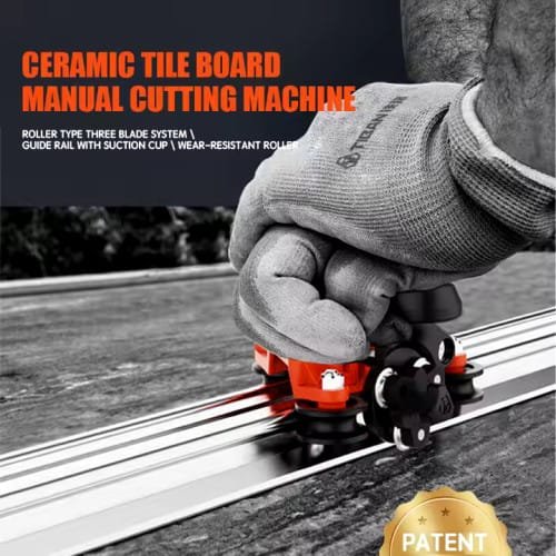 HA LON High Precision Manual Tile Cutter for Large Format Ceramic and Porcelain Tiles