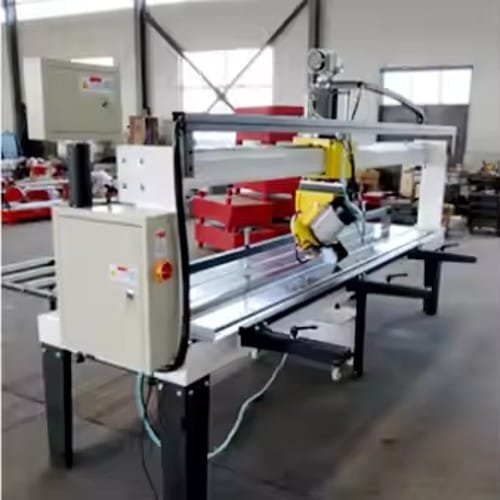 S3000 PLC High Precision Stone Tile Cutter with 45-Degree Beveling for Granite, Ceramic, and Marble