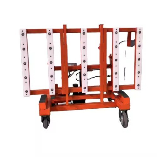 Electric heavy-duty cargo transfer cart trolley for warehouse transportation