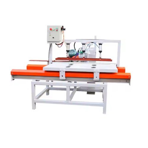 Automatic 45-Degree Ceramic Tile Chamfering Machine for precise edge cutting with oil-immersed guide.