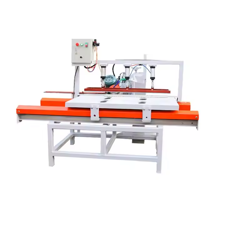 Automatic 45-Degree Ceramic Tile Chamfering Machine for precise edge cutting with oil-immersed guide.