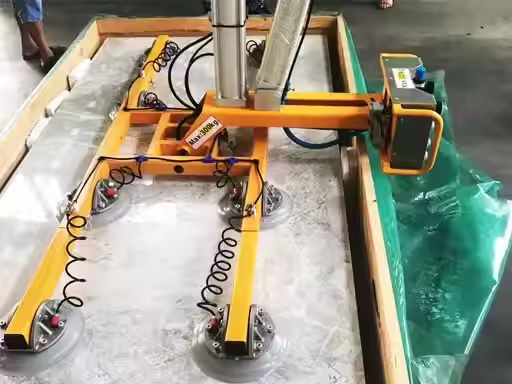 Granite vacuum lifter for stone, electric and pneumatic lifting equipment for stone handling