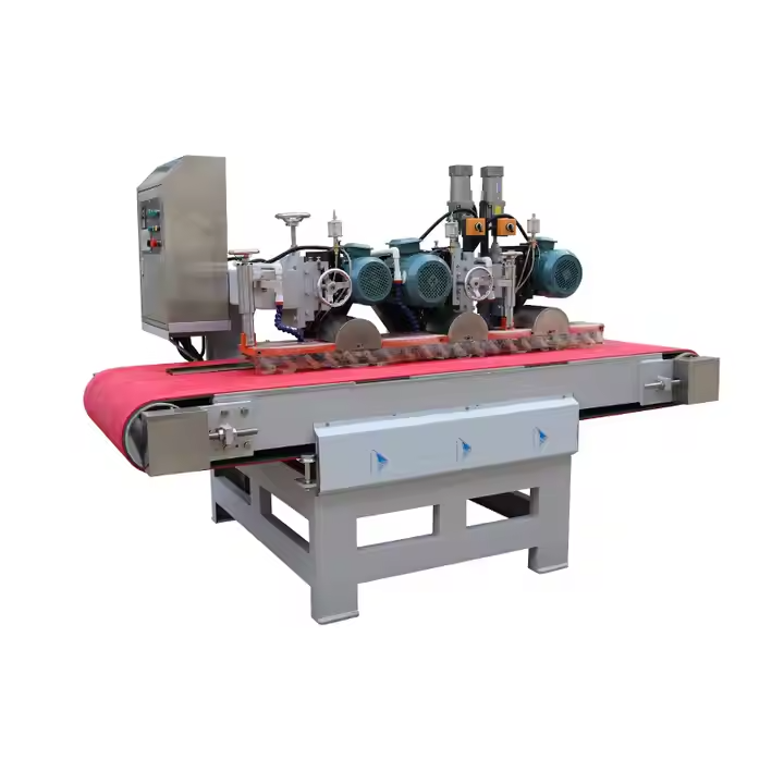 1200 Automatic CNC Granite Tile Cutting Machine with wet cutting and three-blade system for ceramic and granite tiles.